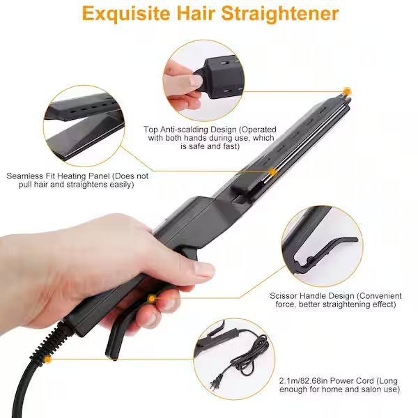 2025🔥Yotanly® Professional Ceramic Tourmaline Ionic Flat Iron Hair Straightener
