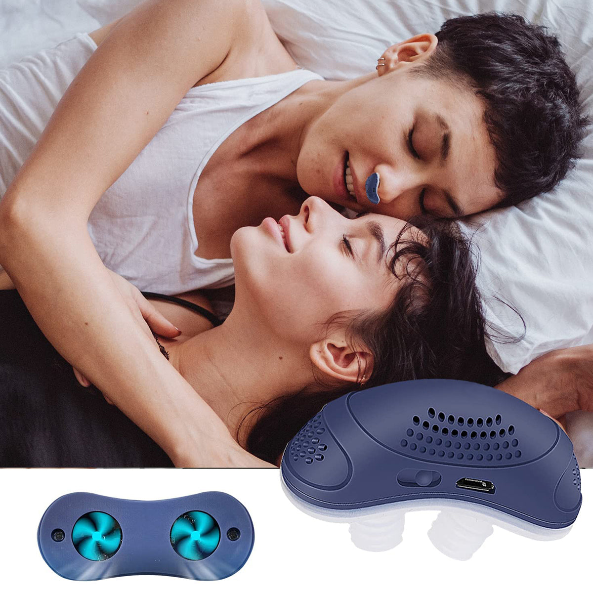 🔥Last Day 49% OFF-The First Hoseless, Maskless, Micro-CPAP Anti Snoring